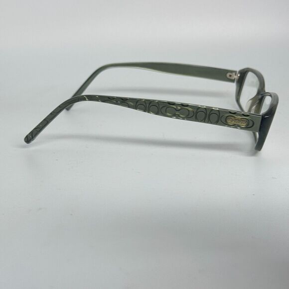 COACH “KENSLEY” Eyeglasses Frame Mod.839 52-16-135 Crystal Olive Green H15961 - Picture 4 of 7